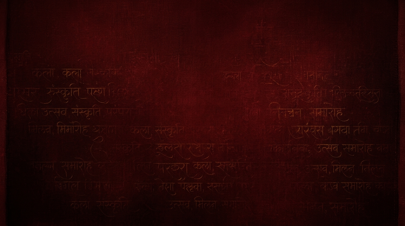 Lokaal India Cinematic Indian Red Poster Texture